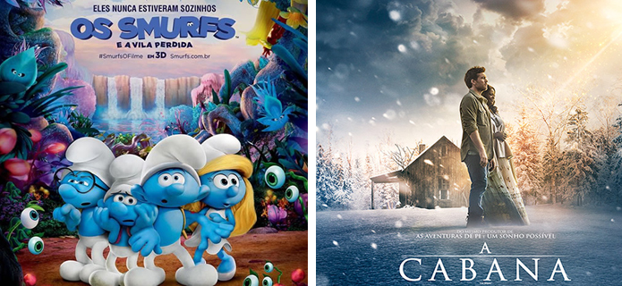 Cinema: A Cabana’ e ‘Os Smurfs e a Vila Perdida’ estreiam no Friburgo Shopping