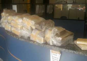 Friburgo: PM apreende mais de 80 quilos de maconha e cocaína