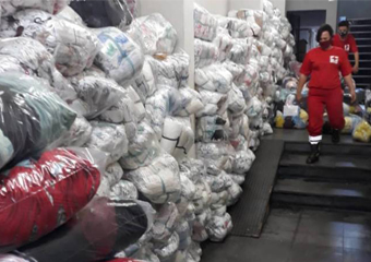 Cruz Vermelha de Nova Friburgo recebe doação de 500 mil máscaras