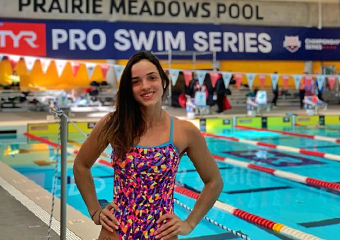 EUA: Nadadora de Friburgo é ouro e tem 4º melhor tempo do ano