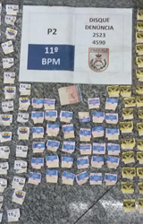 Friburgo: PM apreende 2 menores com 347 gramas de cocaína