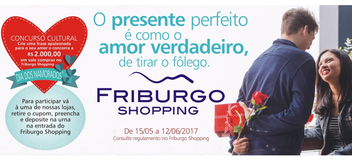 Friburgo Shopping: Declaração de amor vale R$ 2 mil em compras