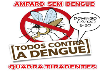 Guerra contra o mosquito da dengue em Amparo começa neste domingo