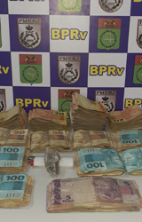 Serramar: BPRv apreende R$ 12 mil de origem duvidosa