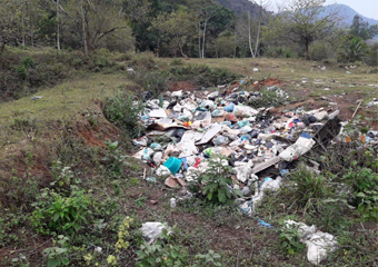 Policia Ambiental flagra lixão em área de preservação na região
