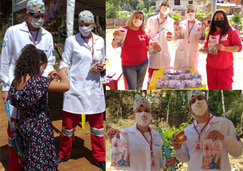Cruz Vermelha distribui 20 mil kits de higiene bucal em Friburgo