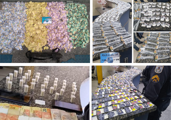 Friburgo: Em 4 ações, PM apreende mais de 7kg de drogas e prende cinco