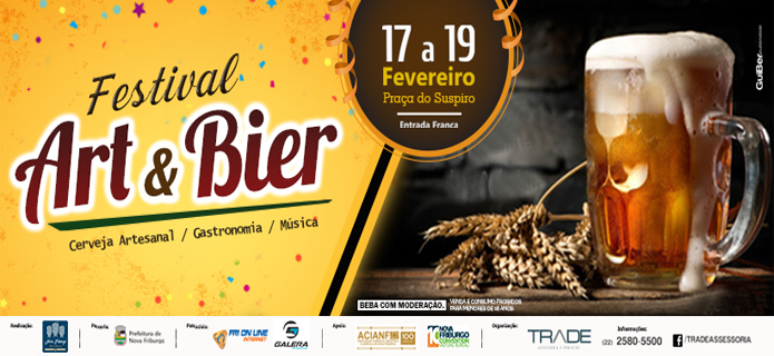 Friburgo: Festival Art & Bier agita pré-carnaval com várias atrações na Praça do Suspiro