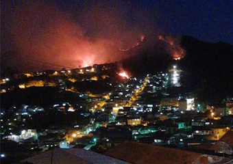 Friburgo registra vários focos de incêndios florestais