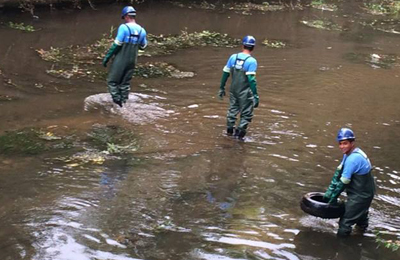 Meio Ambiente: Águas de Nova Friburgo recolhe 75 pneus no Rio Bengalas