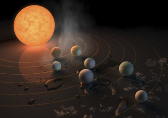 Nasa anuncia descoberta de novo sistema solar com 7 planetas