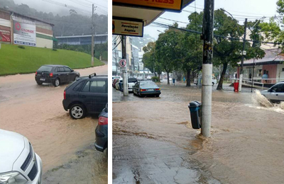 Friburgo: Chuva rápida e forte volta a mostrar velhos problemas do município