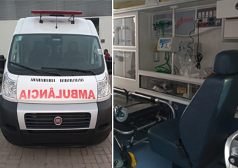 Friburgo recebe 3 ambulâncias no apagar das luzes de 2020
