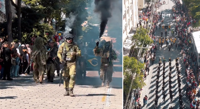 Veja como foi o desfile cívico-militar de aniversário de Nova Friburgo - TV  ZOOM