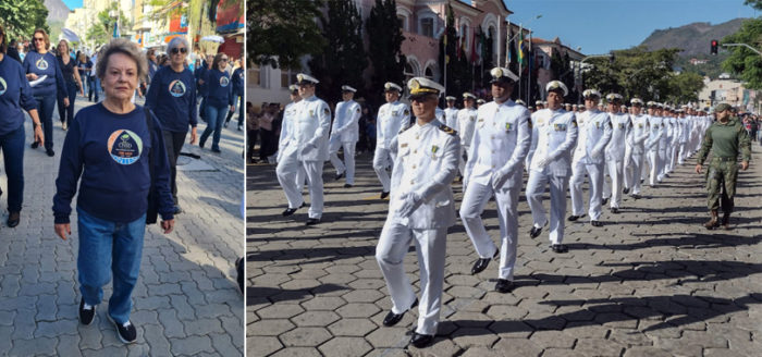 Veja como foi o desfile cívico-militar de aniversário de Nova Friburgo - TV  ZOOM