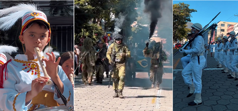 Veja como foi o desfile cívico-militar de aniversário de Nova Friburgo - TV  ZOOM