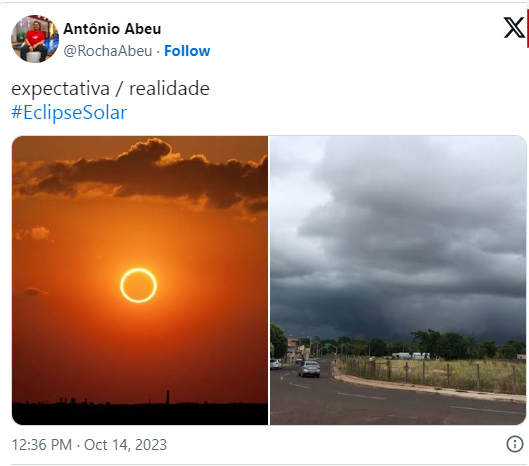 Eu assistindo ao eclipse solar no dia de chuva - iFunny Brazil