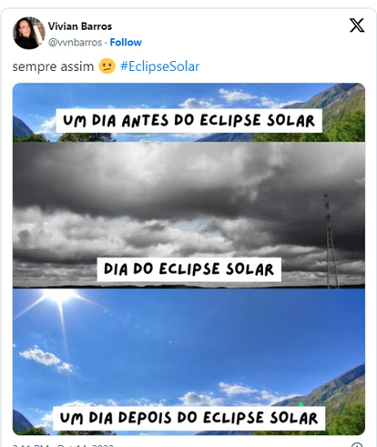 Eu assistindo ao eclipse solar no dia de chuva - iFunny Brazil